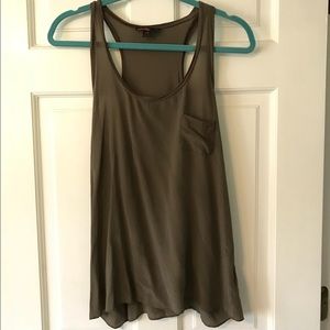 Olive tank top